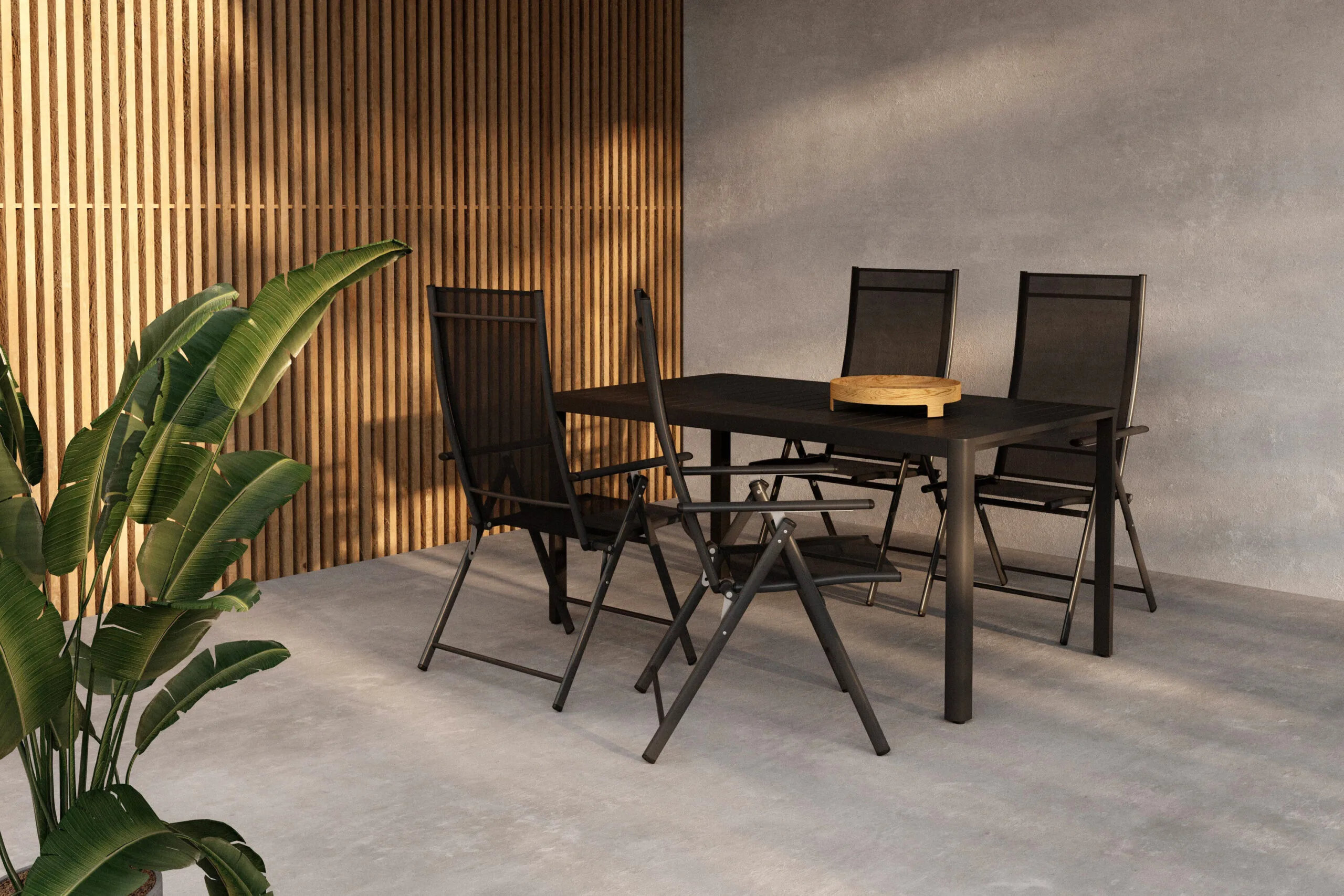 Giardini Dining Table - Svart+ Levanzo Diningchair - Svartx 4