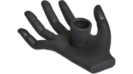 BASILIO ljusstake svart hand – Dina Möbler