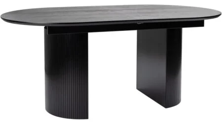 Chiba 180 cm Butterfly – Svart Ek – Dina Möbler