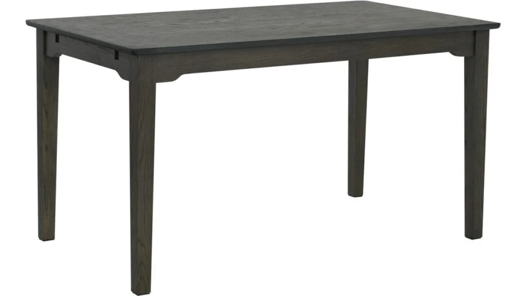 AKER Matbord 140x80, brunlackad ek