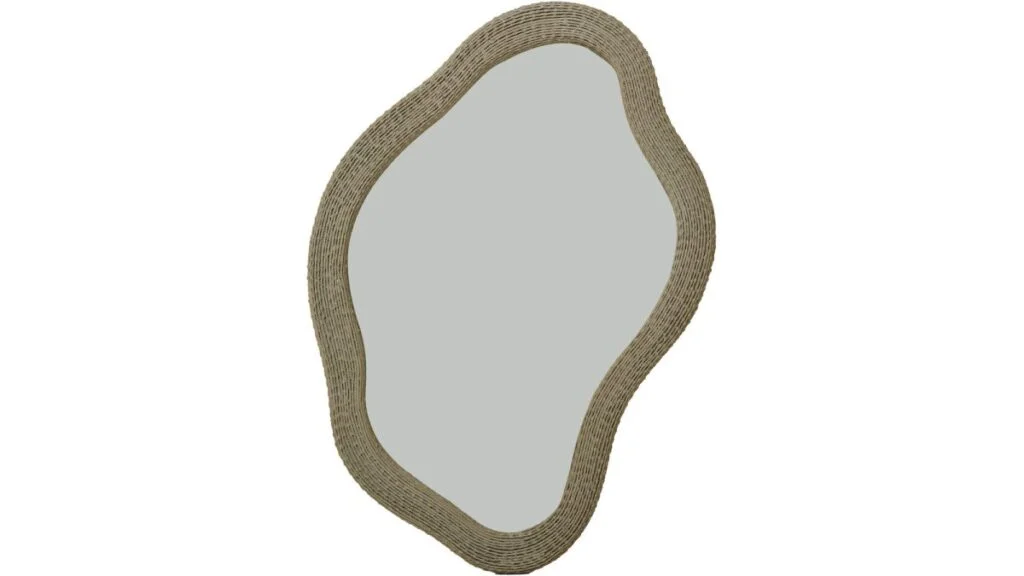 FARSI Spegel med organisk form, beige