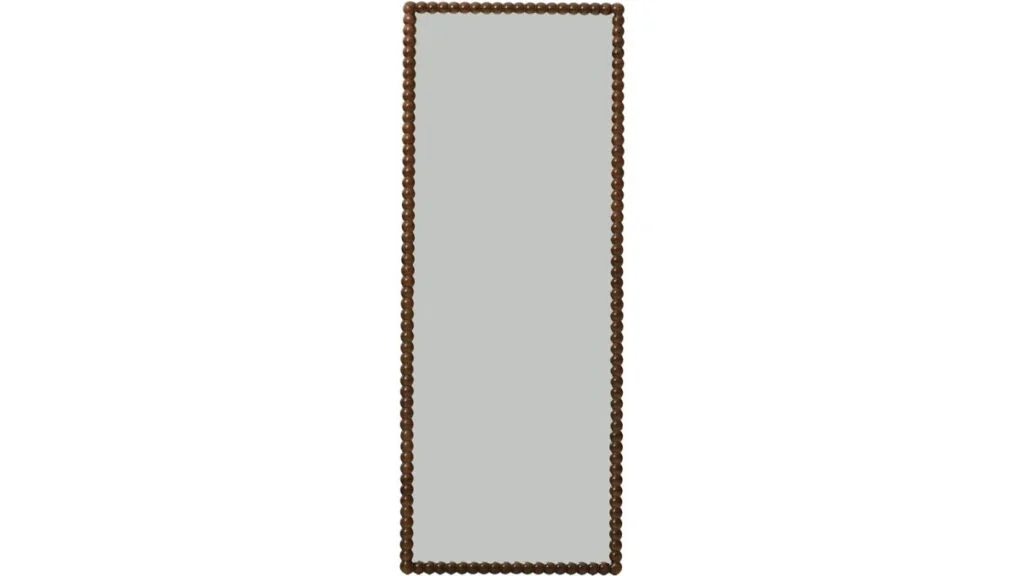 TURINA Spegel med kulor, brun, 61x150 cm