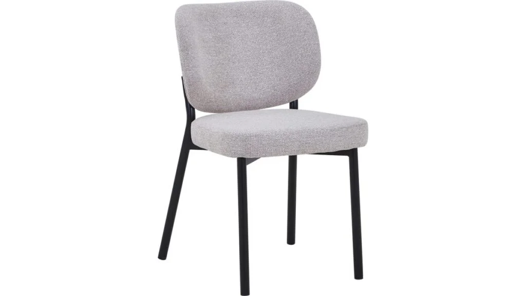 VIVO Matstol i grå/beige tyg