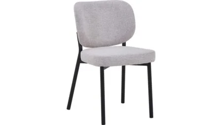 VIVO Matstol i grå/beige tyg – Dina Möbler