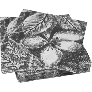 Sonia Pappersservett Svart 25P