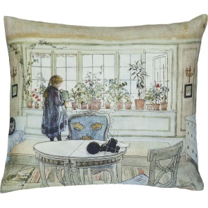 Blomster Kuddfodral Lin 50x60cm