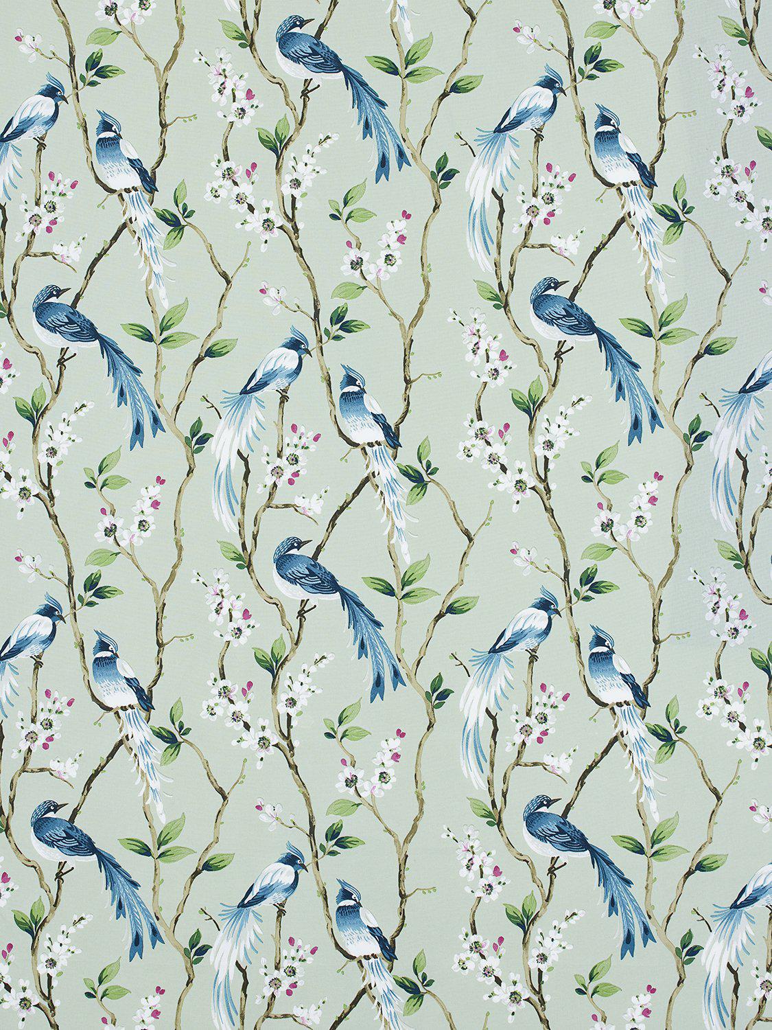 Blossom Gardin 2P Isblå 2x145x280cm