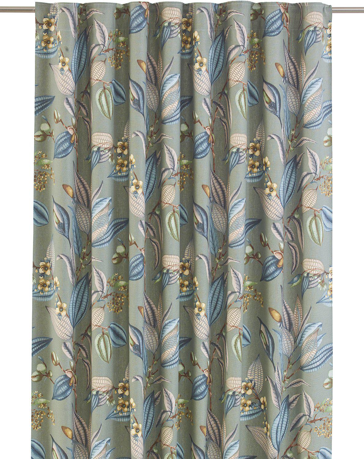 Seedpod Gardin 2P Isblå 2x135x315cm