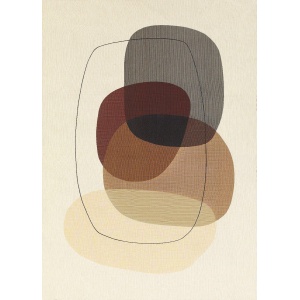Oval Bonad Beige 100x127cm