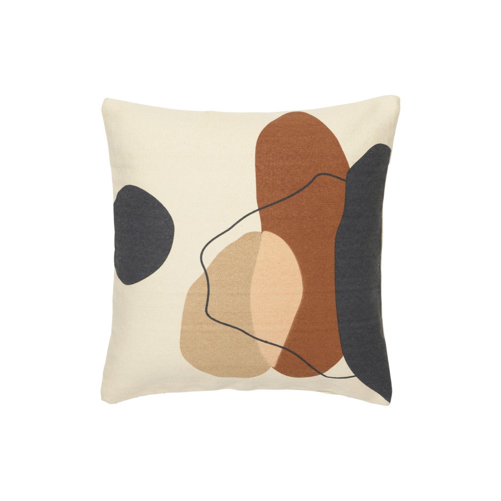 Stone Kuddfodral Brun 50x50cm