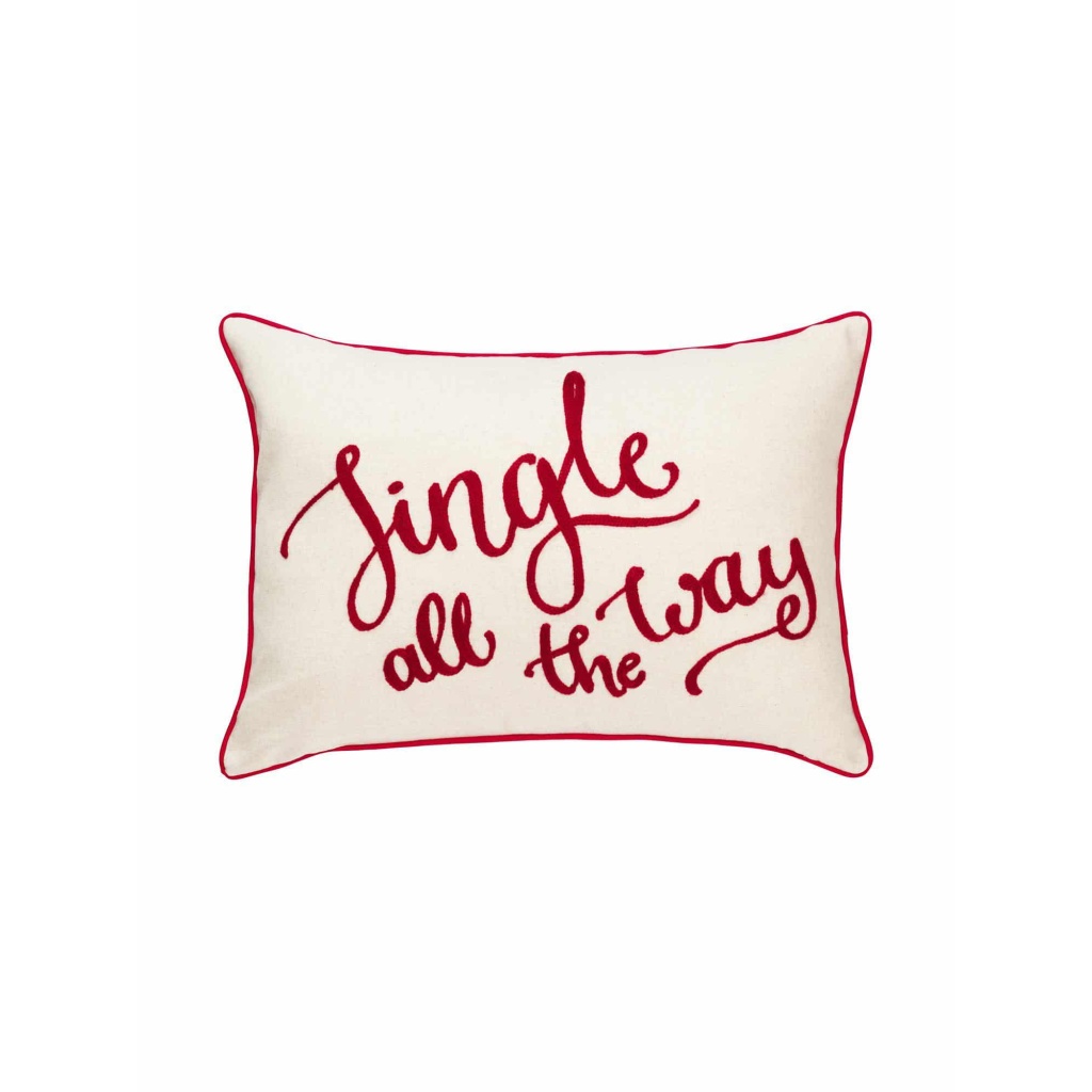 Jingle Kuddfodral Röd 35x50cm