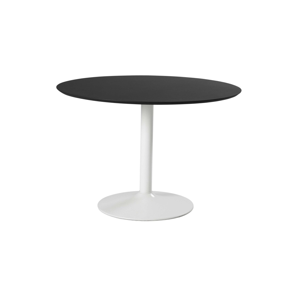 Ibiza Toppskiva matt svart mdf Ø110