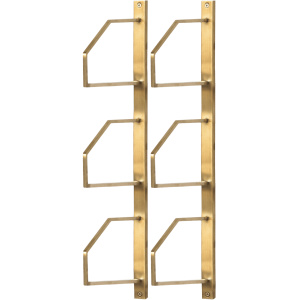 Square väggkonsol guld