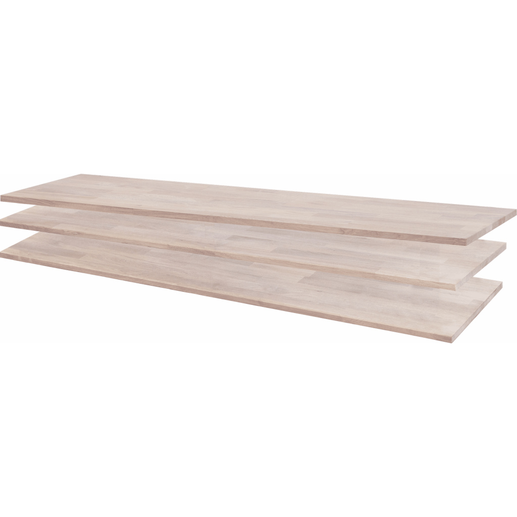 Square golvhyllplanset ljus