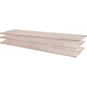 Square golvhyllplanset ljus