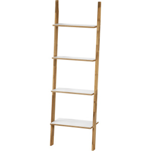 Trapp vägghylla ekfärgad med gråttp