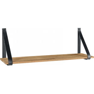 Copenhagen ekfärgad vägghylla 80 cm