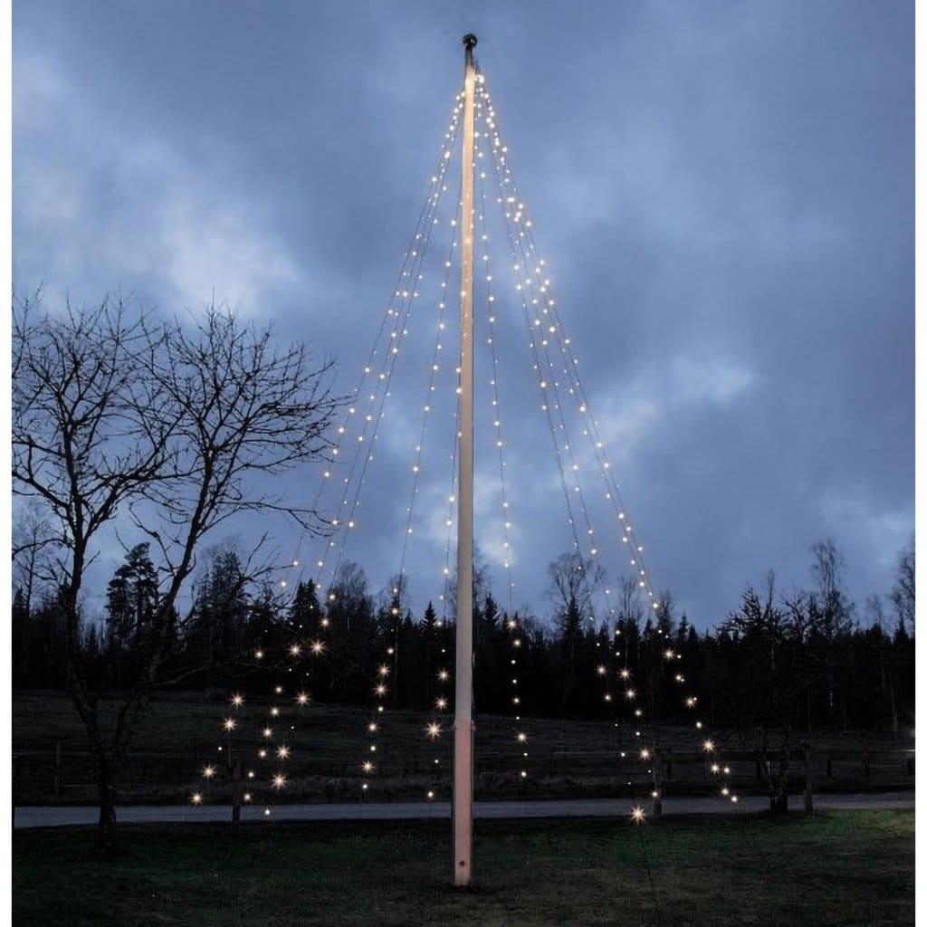 Flaggstångsbelysning Crispy Ice White - LED - 800x700cm - Star Trading