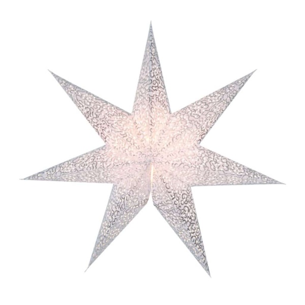 Julstjärna - Antique - 48x48x14cm - Vit - Star Trading