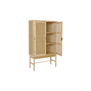 Bali Vitrinskåp med 2 Dörrar Trä/Rotting