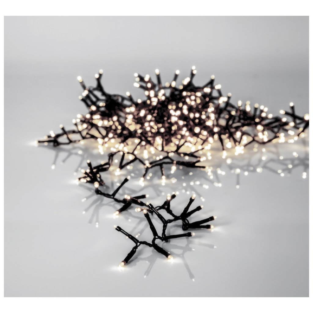 Ljusslinga Crispy Ice White - LED - 1190cm - Star Trading