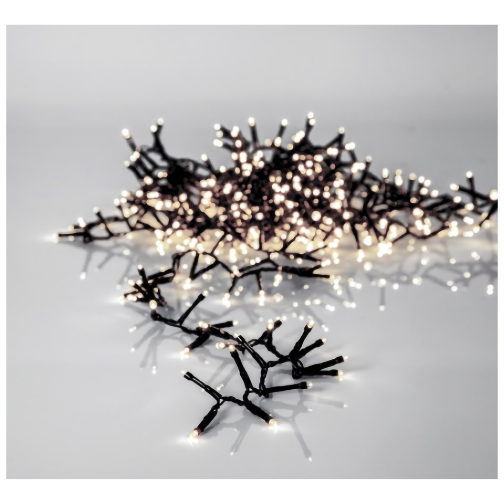 Ljusslinga Crispy Ice White - LED - 1600cm - Star Trading