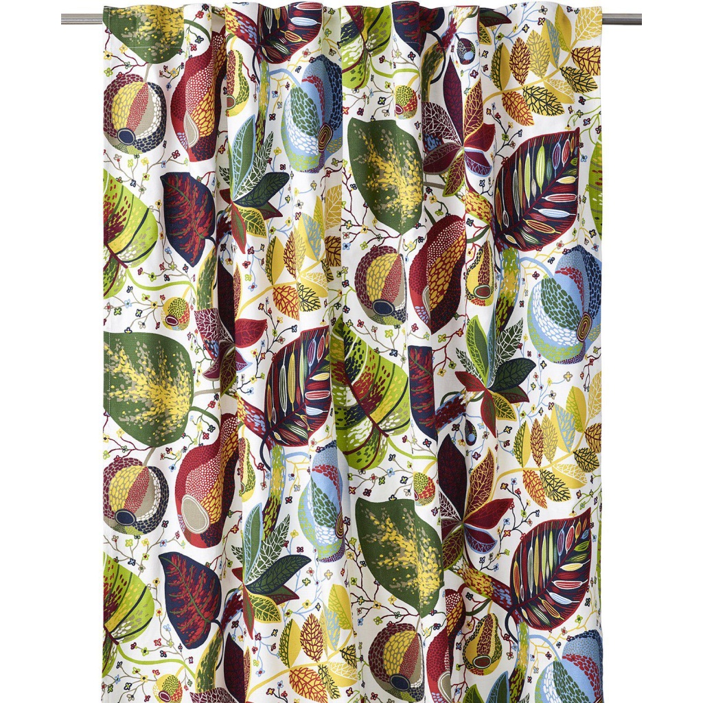 A&E Gardin 2P Röd 2x145x250cm