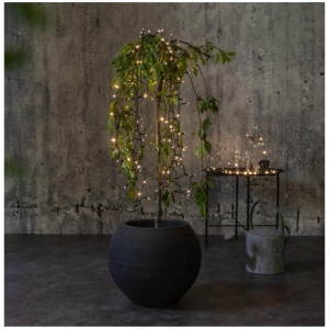 Ljusslinga LED - Akku - 280cm - Svart - Star Trading