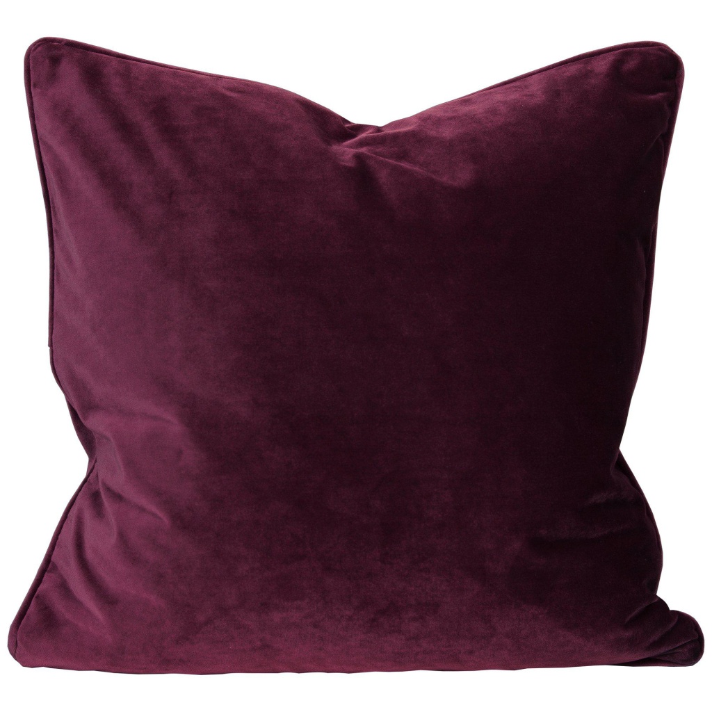 Elise Kuddfodral Vinröd 60x60cm