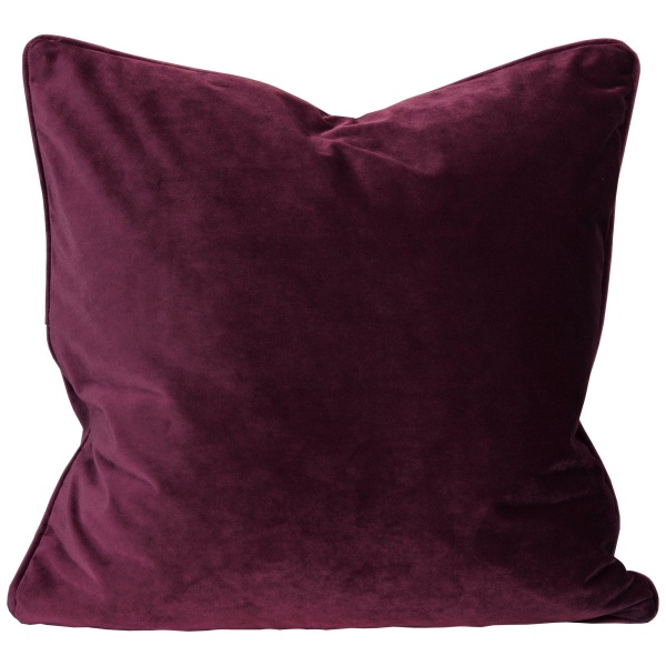 Elise Kuddfodral Vinröd 60x60cm