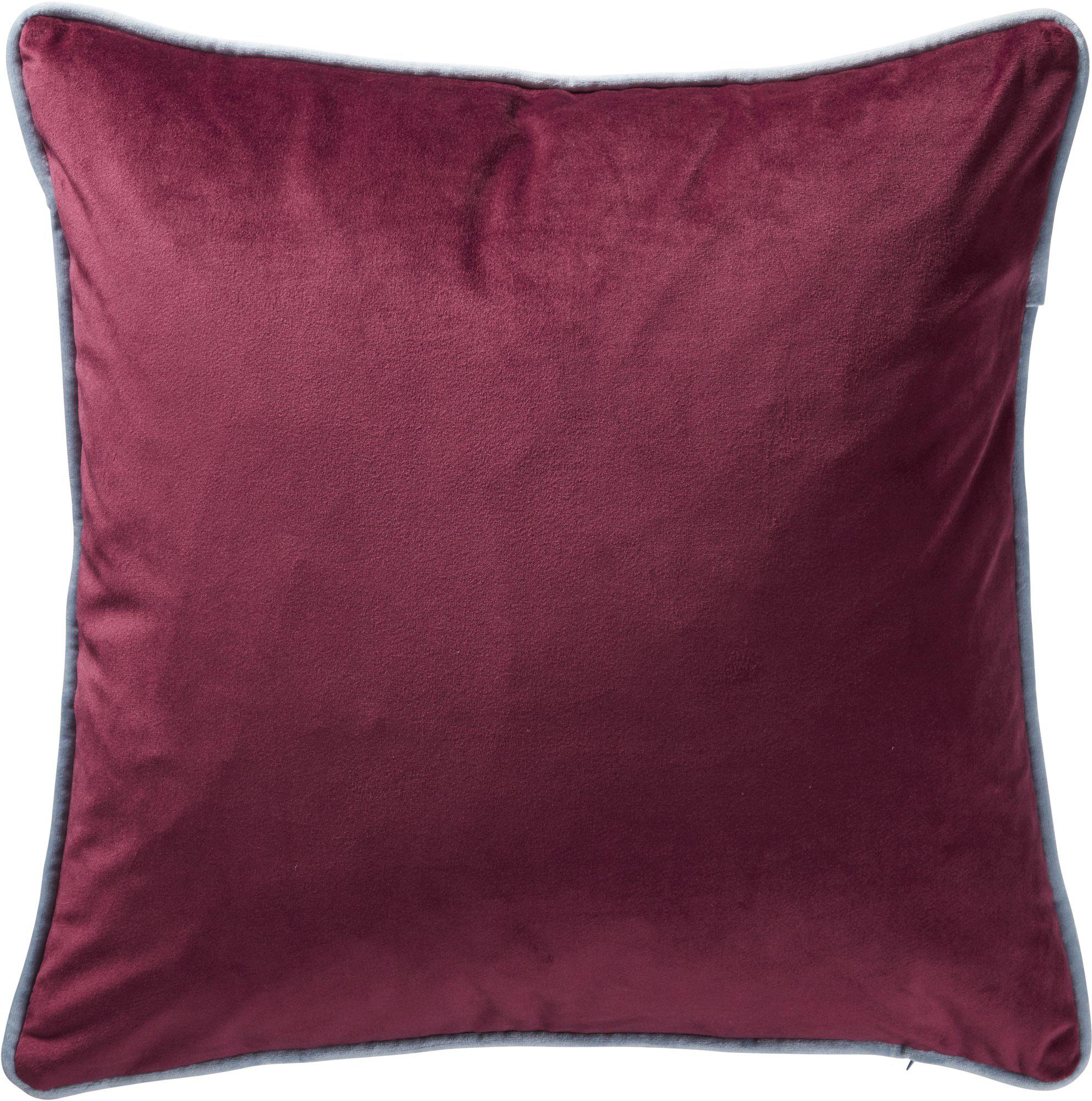 Enya Kuddfodral Vinröd/Blå 45x45cm