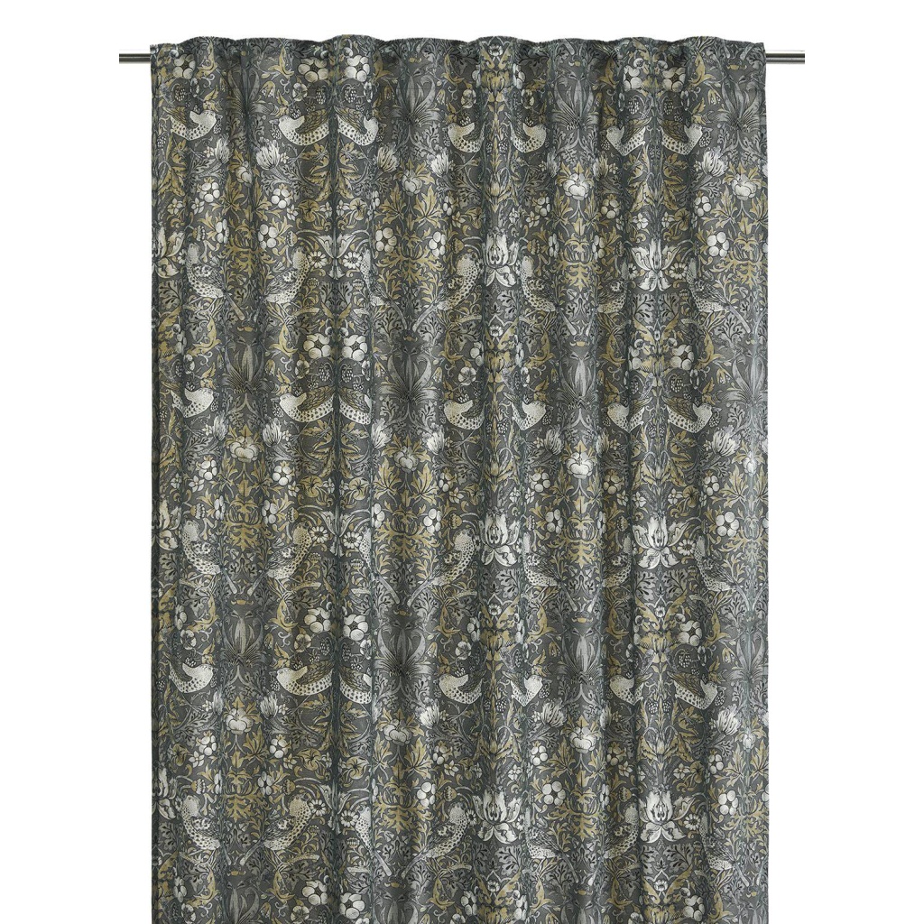 Vilja Gardin 2P Grå 2x130x250cm