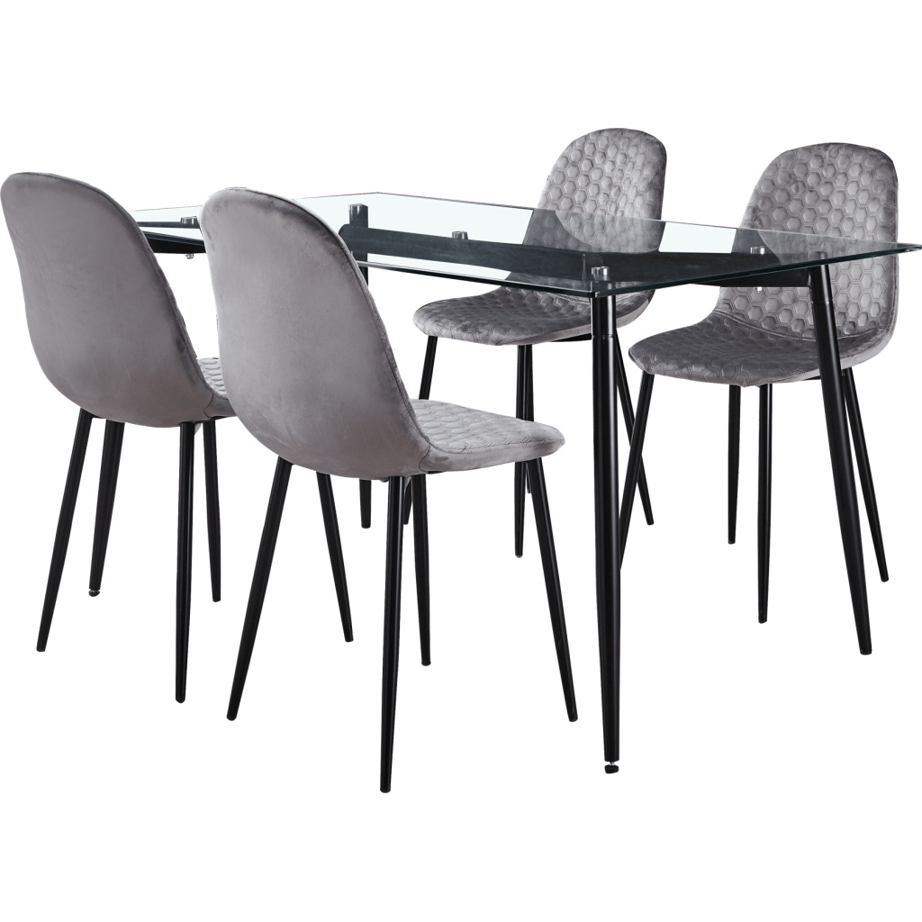 Arezzo Matbord 140 med 4x Arezzo Stol