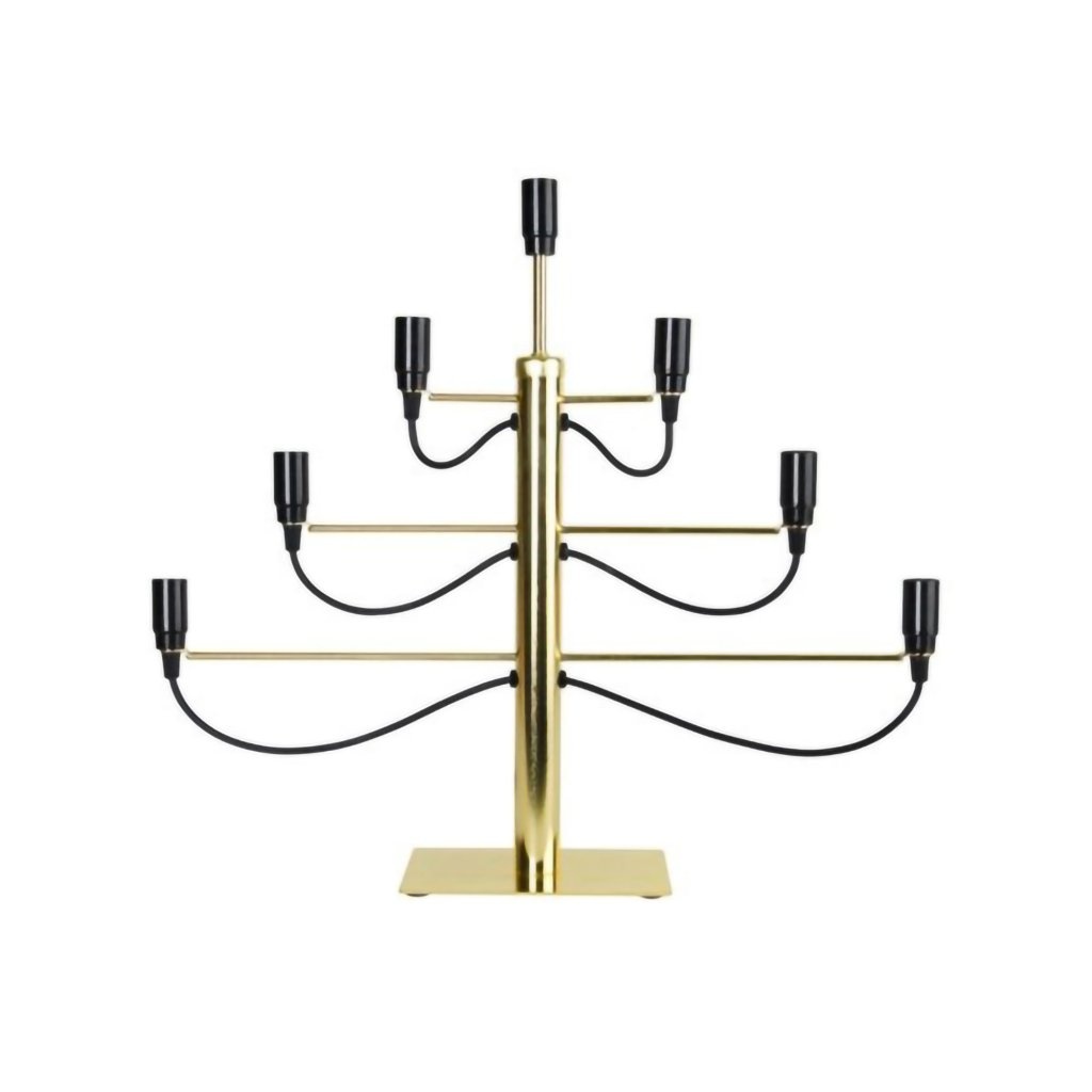 Ljusstake/Elljusstake - 60x52cm - Milano - Mässing - Star Trading