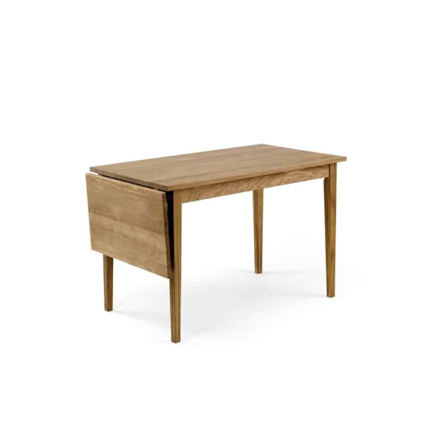 EKLIDEN Bordsskiva 120x80 med klaff 40 cm, rak kant