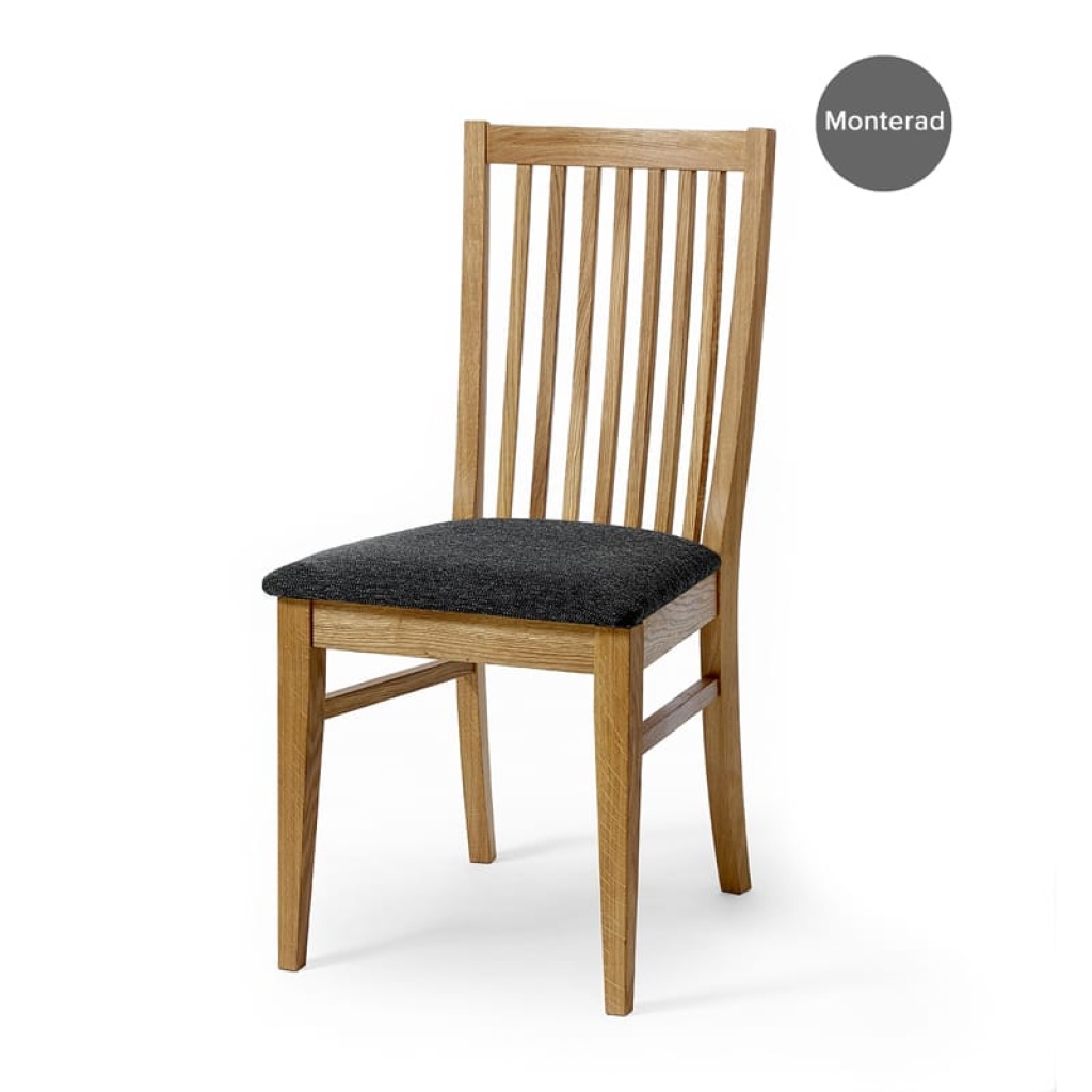 EKLIDEN stol oljad ek sits tyg Nord