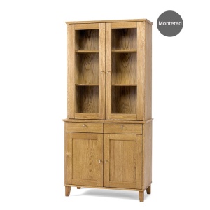 EKLIDEN Vitrinöverdel 2-d oljad ek