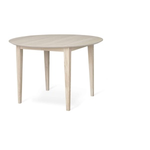 ELLA Matbord Ø 110 cm vitoljad ek