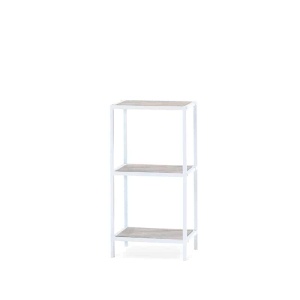 Steel Hylla 76 cm Vit Metall Utan Hyllplan