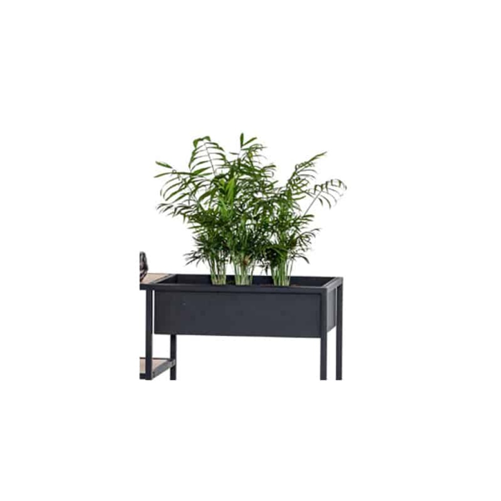 Steel Låda 49 cm Hög Svart Metall