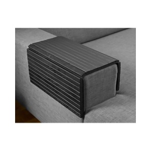 Armstödsbricka för Soffa/Fåtölj - Svart - Trä