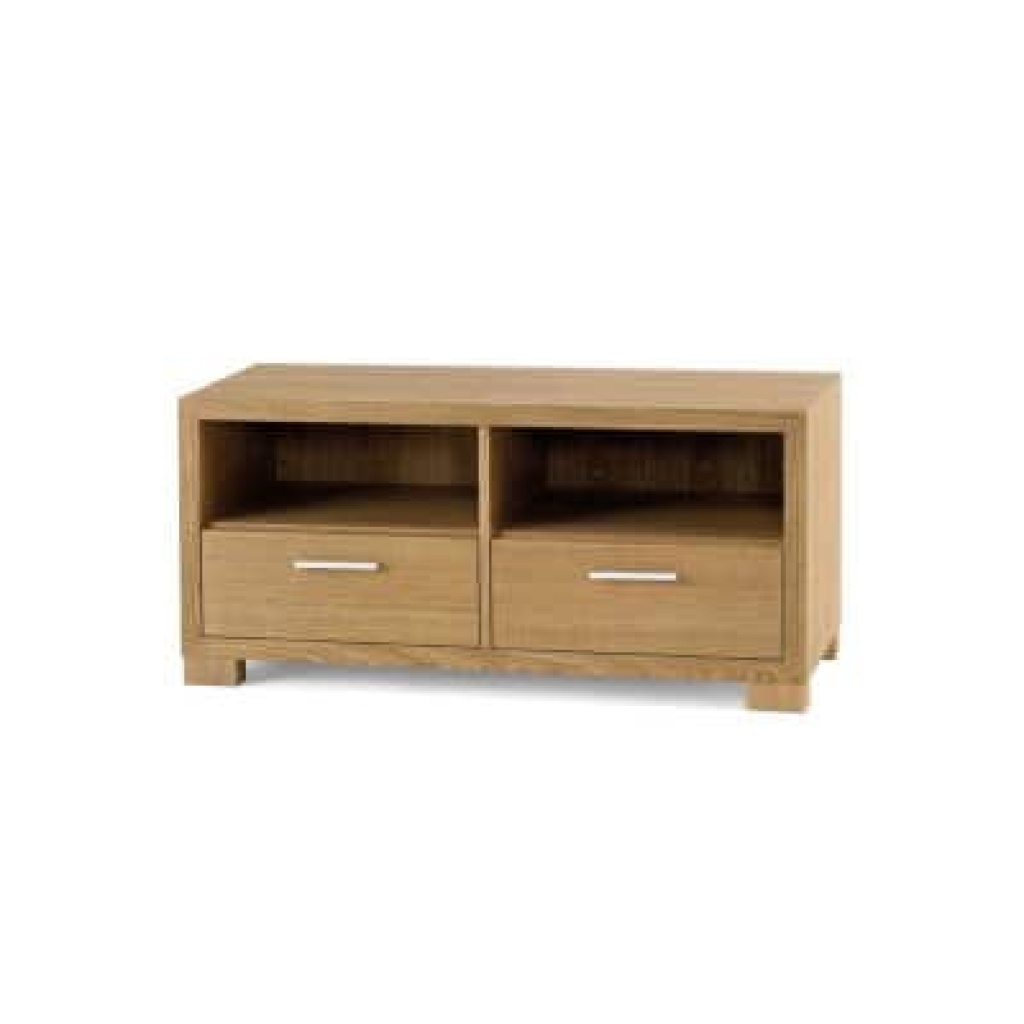 Cubio Mediabänk 42x110cm Oljad Ek