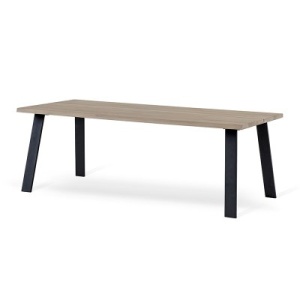 Fleet matbord 95x160cm vitoljad ek