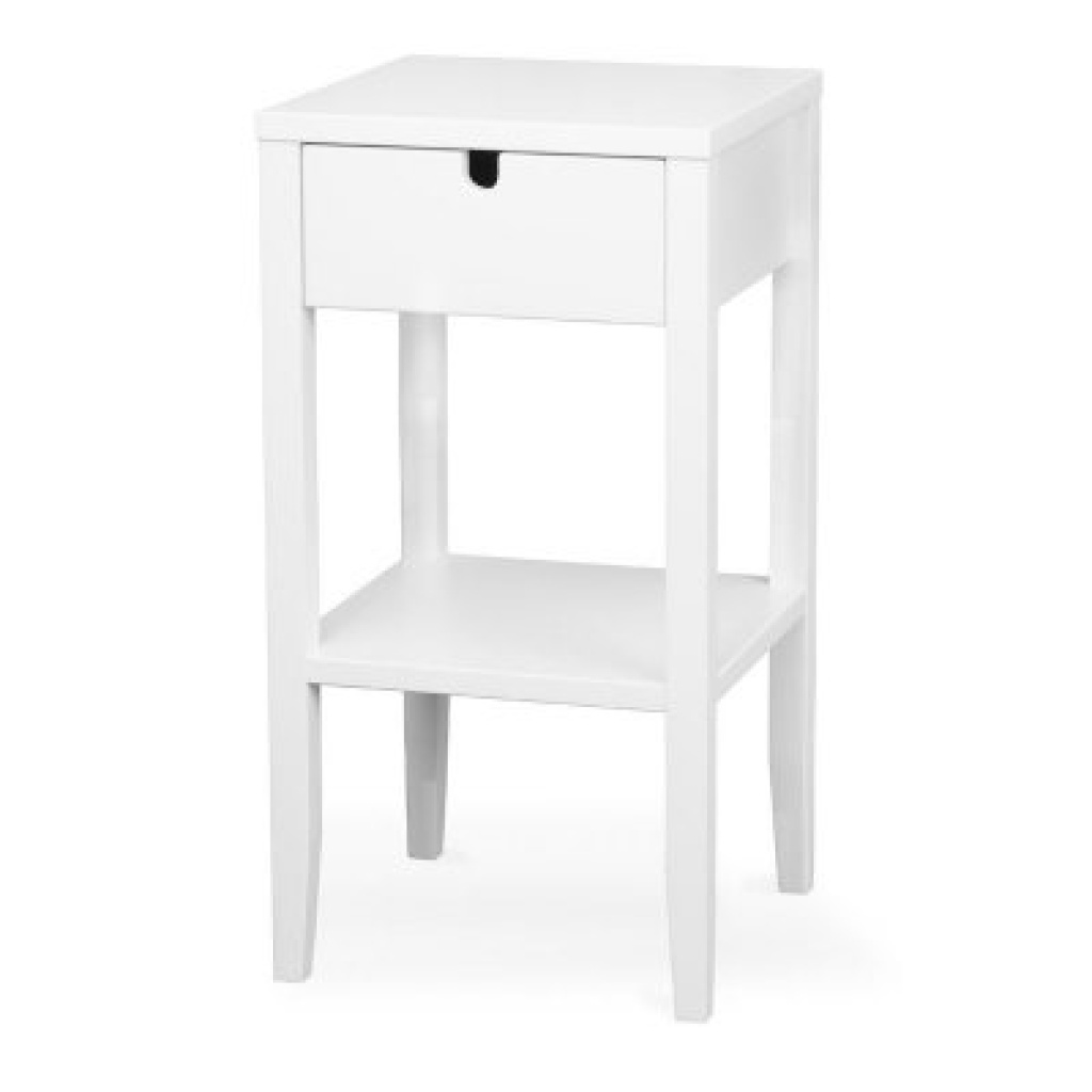 Klinte Sängbord 36x70cm Vit