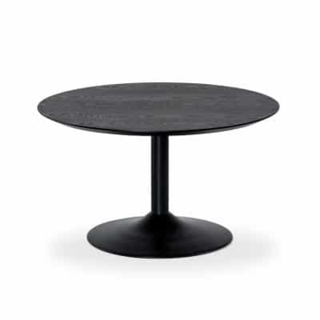 Miles soffbord 80cm Svart