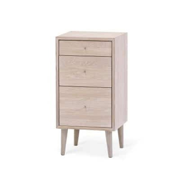 Nordik Byrå 38x75cm Vitoljad ek