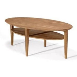 Tango Soffbord Ellips 130x70cm Oljad Ek