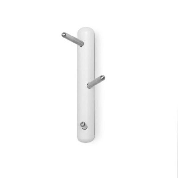 Twist Klädhängare 3 Krokar Vitlack