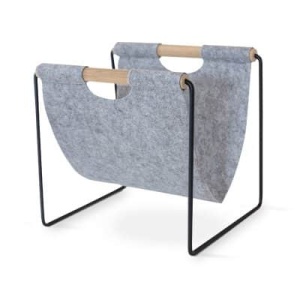 Twist Tidningsställ Vitoljad Ek