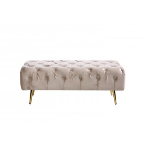 King Sitpuff 103cm Grå Sammet